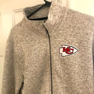 Chiefs zip up sweatshirt